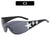 Y2k Streetwear Star Pc Special-shaped Mirror Frameless Glasses