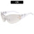 Y2k Streetwear Star Pc Special-shaped Mirror Frameless Glasses