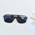 Y2k Vacation Color Block Pc Resin Oval Frame Full Frame Women's Sunglasses