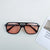 Y2k Vacation Color Block Pc Resin Oval Frame Full Frame Women's Sunglasses