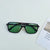 Y2k Vacation Color Block Pc Resin Oval Frame Full Frame Women's Sunglasses