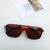 Y2k Vacation Color Block Pc Resin Oval Frame Full Frame Women's Sunglasses