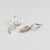 Yhe0167 European And American Entry Lux S925 Sterling Silver Geometric Water Drop Totem Diamond-embedded Earclip Earrings All-match Silver Stud Earrings For Women