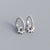 Yhe0371 Earrings S925 Silver Metal Rotating Five-pointed Star Diamond Earrings