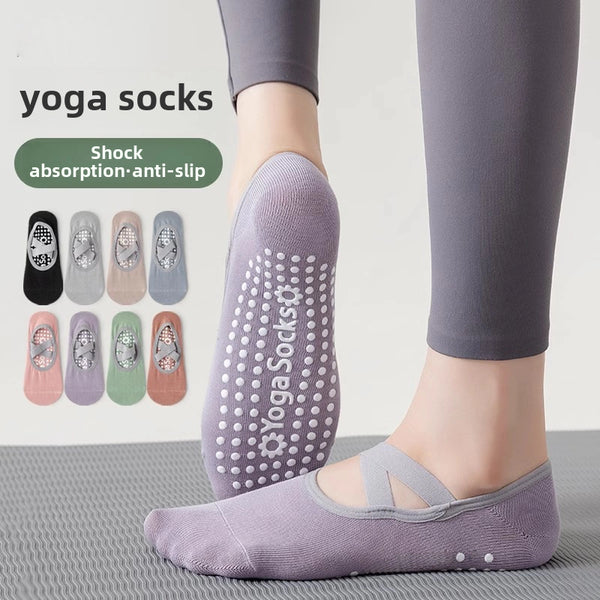 Yoga Socks Women Boat Socks Summer Professional Indoor Fitness Dancing Non-slip Silicone Spring And Autumn Pilates Sports Socks