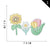 Yuanda Computer Embroidery Appliances Flower Cloth Stickers Embroidery Cloth Stickers Clothing Accessories Embroidery Stickers Diy Embroidery Patch