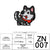 Zhinuo Computer Cartoon Puppy Embroidered Cloth Sticker Cute Pet Animal Embroidered Sticker DIY Dog Glue Ironing Embroidered Sticker