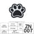 Zhinuo Computer Cartoon Puppy Embroidered Cloth Sticker Cute Pet Animal Embroidered Sticker DIY Dog Glue Ironing Embroidered Sticker