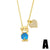 Zircon Boy Girl Pendant Copper Necklace Wholesale