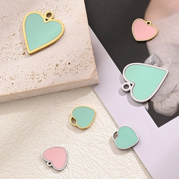 Best Seller In Europe And America DIY Ornament Accessories Drop Oil Love Pendant