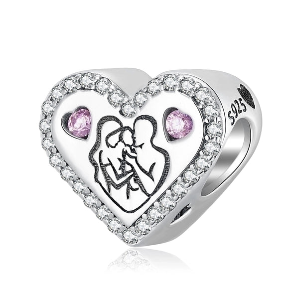 Casual Heart Shape Sterling Silver Jewelry Accessories