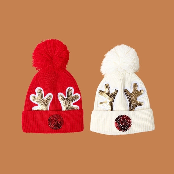 Girl'S Basic Elk Wool Cap