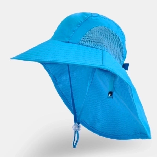 Children Unisex Basic Solid Color Bucket Hat