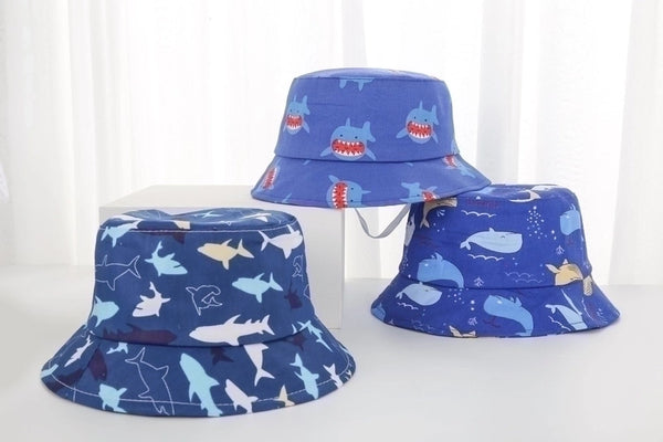 Children Unisex Cartoon Style Cute Simple Style Cartoon Bucket Hat