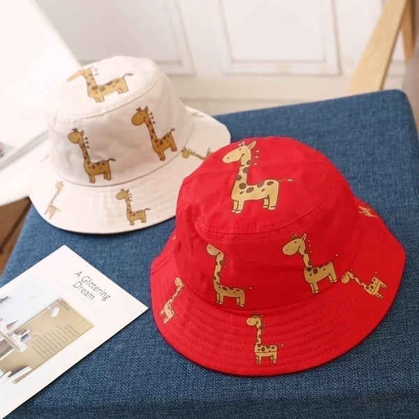 Children Unisex Cute Animal Printing Bucket Hat