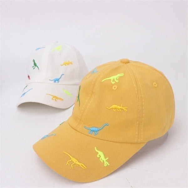 Children Unisex Cute Sweet Color Block Embroidery Baseball Cap