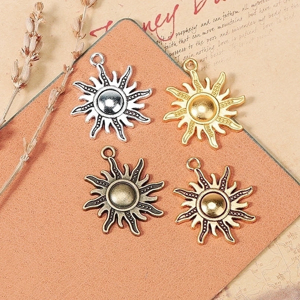 Classic Style Commute Sun Alloy Plating Gold Plated Charms Jewelry Accessories