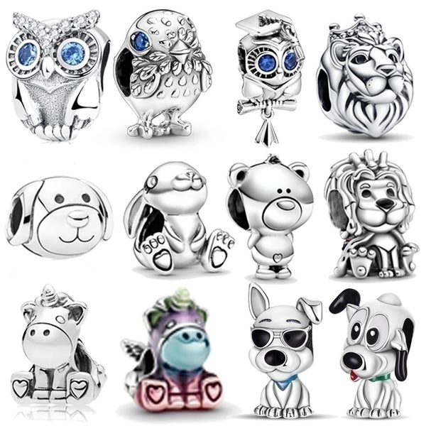 Cute Cartoon Copper Plating Silver Plated Jewelry Accessories