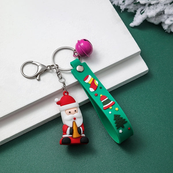 Cute Snowman Pvc Epoxy Unisex Keychain 1 Piece