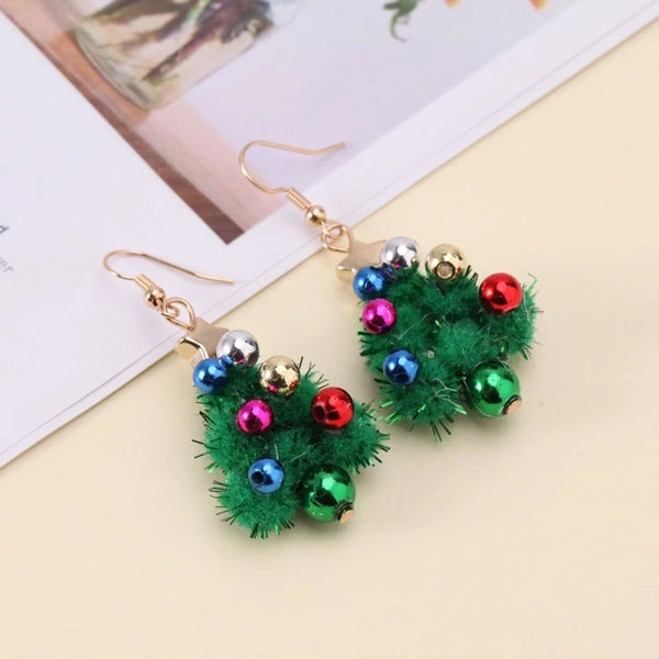 Fashion Christmas Tree Alloy Women's Drop Earrings 1 Pair