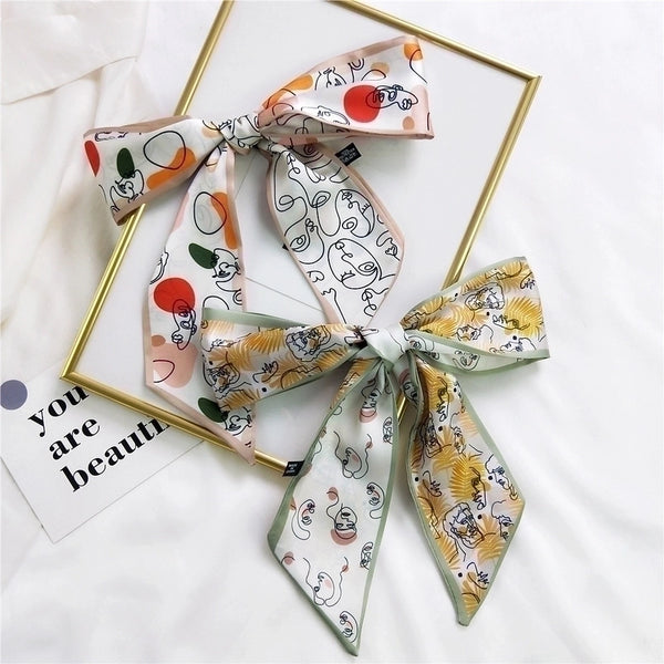 Fashion Silk Scarf Hair Tie