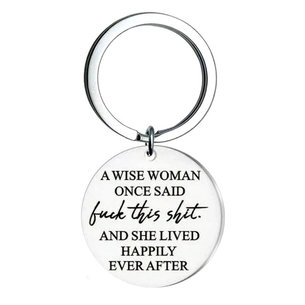 Cute Letter Stainless Steel Women's Metal Keychains Keychain Keychains