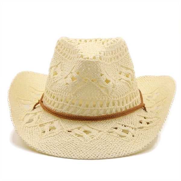 Fashion Sunscreen Cowboy Hand-woven Straw Hat