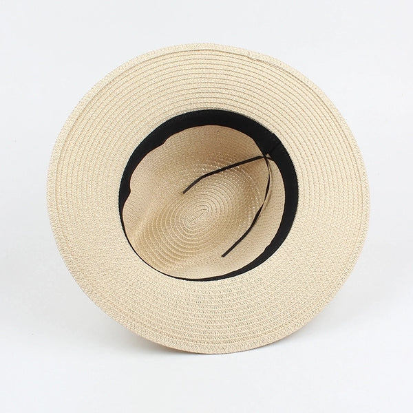 Fashion Wide Brim Sunscreen Sunshade Straw Fisherman Hat Wholesale