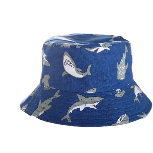 Girl's Cartoon Style Simple Style Color Block Printing Bucket Hat