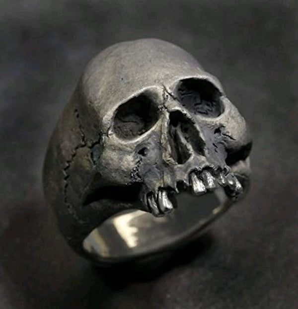 Hip-hop Punk Streetwear Skull Alloy Plating Men's Rings