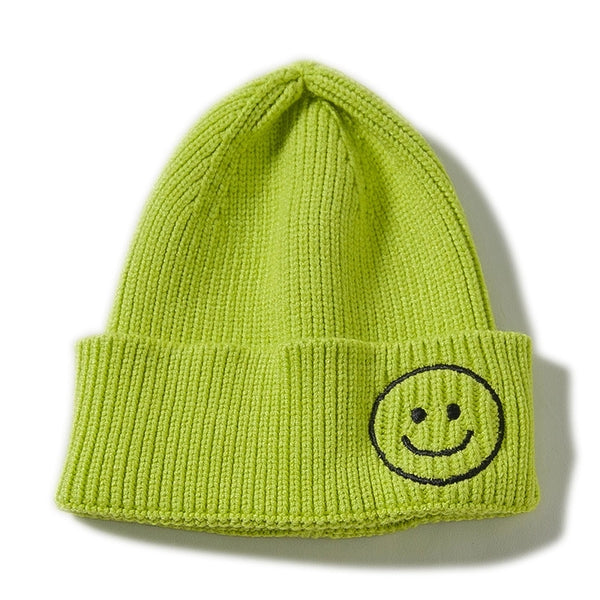 Hot Selling Hat Trendy Smile Embroidered Children's Wool Hat Autumn And Winter New Adult Parent-Child Knitted Hat