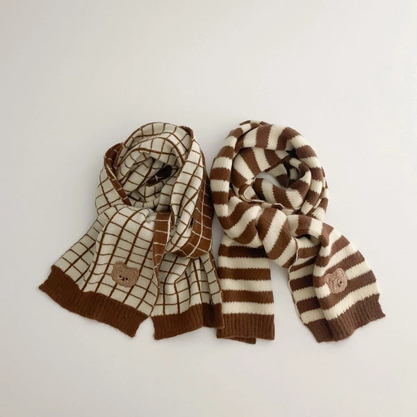 Kid's Cute Bear Scarf 1 Piece