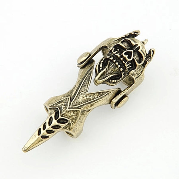 Korean Fashion Rock Punk Style Personality Skull Joint Ring