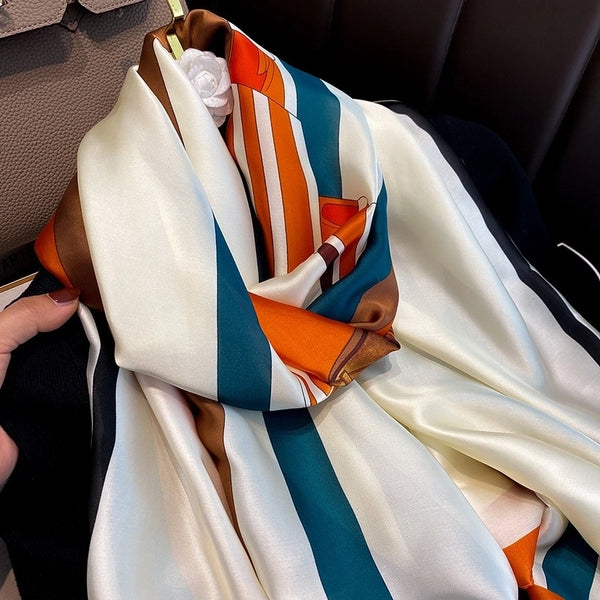 Korean Imitation Silk Scarf Wholesale