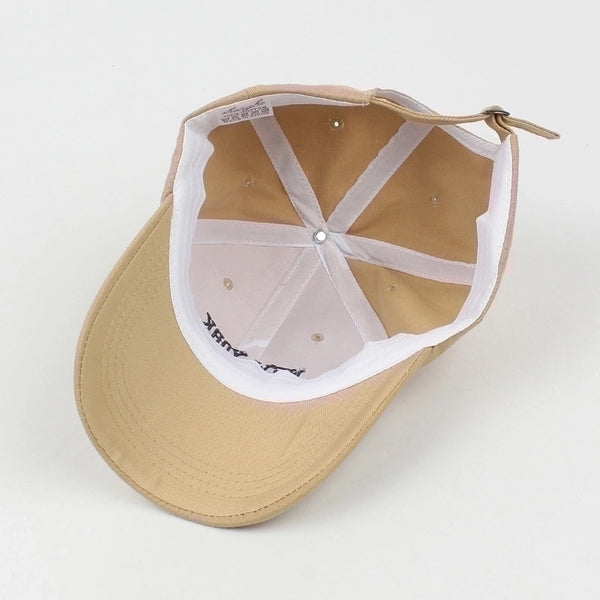 Korean Spring And Summer Alphabet Embroidered Baseball Hat Female