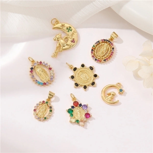 Lady Geometric Copper Plating Inlay Zircon Jewelry Accessories