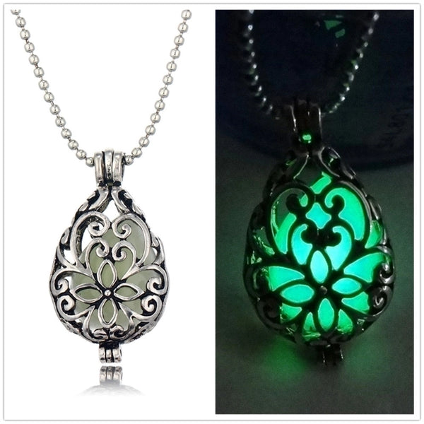 Luminous Cage Pendant Necklace