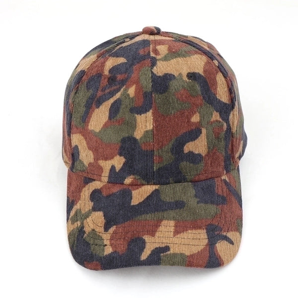 Men's Basic Camouflage Printing Curved Eaves Baseball Cap