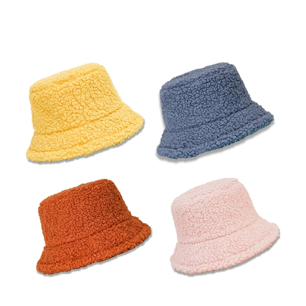 New Autumn And Winter Hats  Fisherman Hat Warm And Cold Sunshade Wide-brimmed Face Small Basin Hat Korean Trend