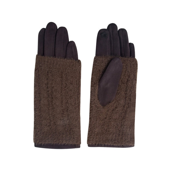 New Gloves Winter Korean Version Of Simple Riding Gloves Plush Warm And Cold-proof Finger Touch Screen Gloves