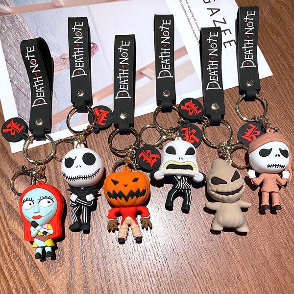 Novelty Streetwear Halloween Pattern Metal Halloween Unisex Bag Pendant Keychain