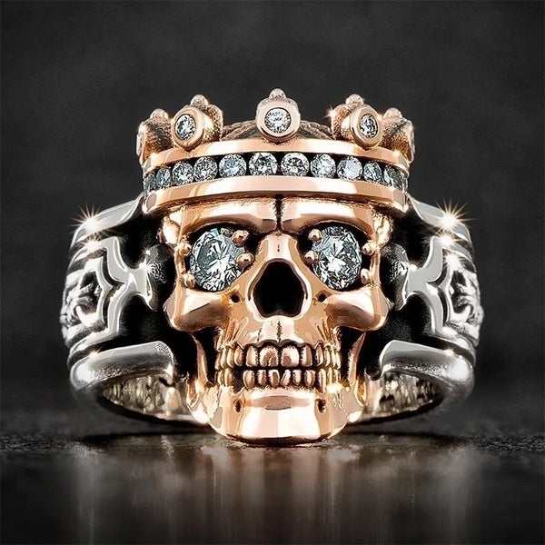 Retro Constellation Skull Alloy Unisex Rings