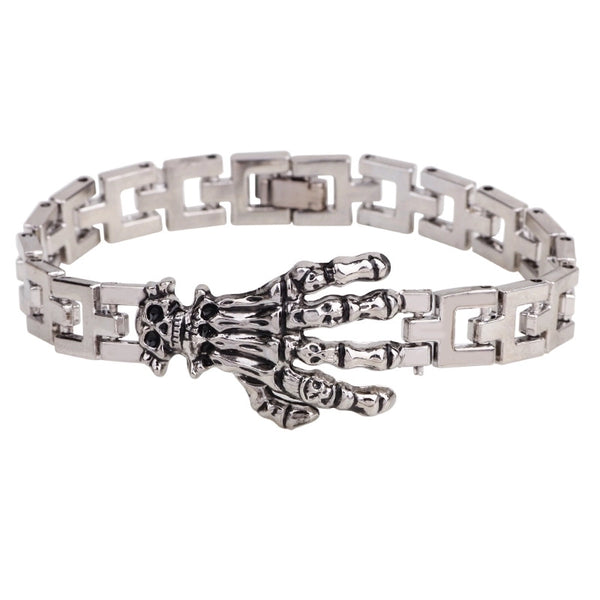 Retro Skull Alloy Wholesale Bracelets