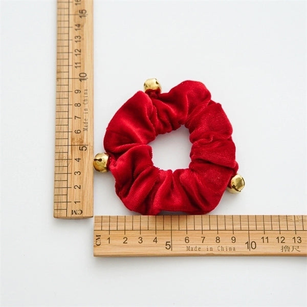 Romantic Solid Color Flannel Handmade Hair Tie