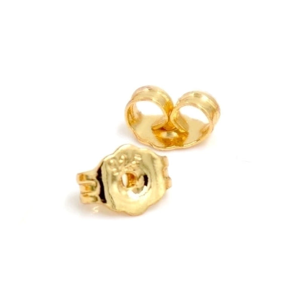 Simple Style Solid Color Brass Plating Gold Plated Ear Nuts