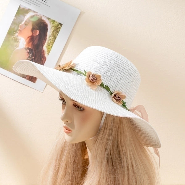 Summer New Beach Sun Protection Summer Hat Big Brim Straw Hat