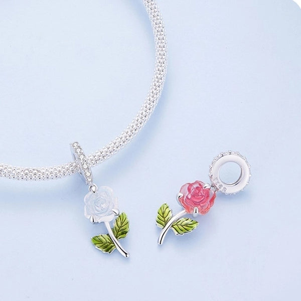 Sweet Flower Sterling Silver Plating Pendants