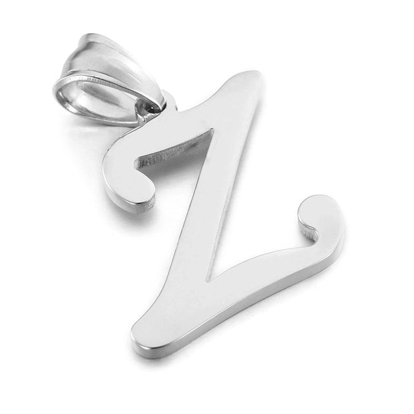 Titanium Steel 18K Gold Plated Letter