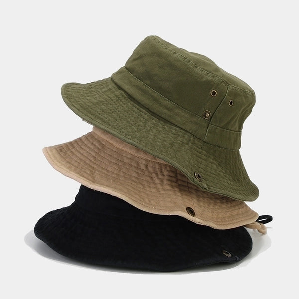 Unisex Basic Simple Style Solid Color Bucket Hat