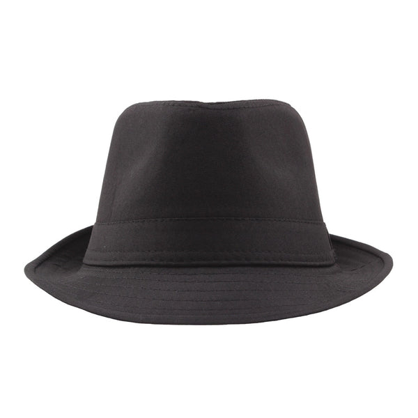 Unisex Basic Simple Style Solid Color Crimping Fedora Hat